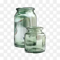 绿色玻璃瓶花瓶素材-空若网 绿色玻璃瓶花瓶素材-空若网