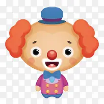 矢量大头小丑-空若网 矢量大头小丑-空若网