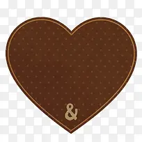 圆点心形矢量面料标签-空若网 圆点心形矢量面料标签-空若网