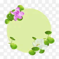 铜钱草装饰花环-空若网 铜钱草装饰花环-空若网