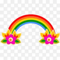 彩虹背景元素海报元素-空若网 彩虹背景元素海报元素-空若网