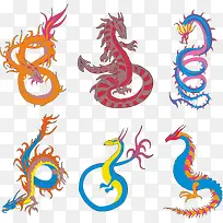 卡通龙插画-空若网 卡通龙插画-空若网