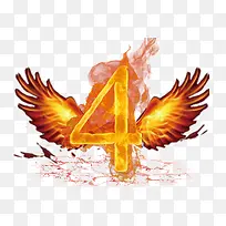数字火焰翅膀-空若网 数字火焰翅膀-空若网