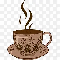 卡通咖啡装饰图案-空若网 卡通咖啡装饰图案-空若网