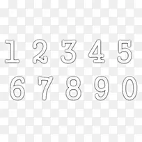 冰雪阿拉伯数字PNG-空若网 冰雪阿拉伯数字PNG-空若网