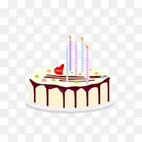 手绘生日蛋糕图片素材-空若网 手绘生日蛋糕图片素材-空若网