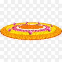 梦幻多彩圆形花坛-空若网 梦幻多彩圆形花坛-空若网