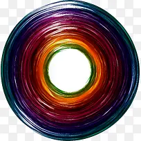 彩色圆环效果元素-空若网 彩色圆环效果元素-空若网