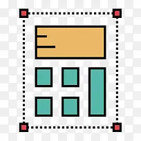 彩色扁平化计算器元素-空若网 彩色扁平化计算器元素-空若网