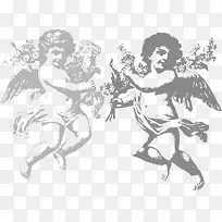 天使翅膀PNG矢量元素-空若网 天使翅膀PNG矢量元素-空若网