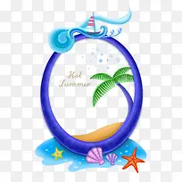 海洋边框-空若网 海洋边框-空若网