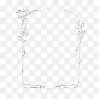 白色底框免抠素材-空若网 白色底框免抠素材-空若网