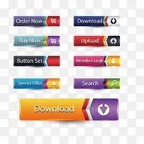 矢量点击按钮-空若网 矢量点击按钮-空若网