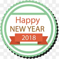 手绘绿色2018活动标签-空若网 手绘绿色2018活动标签-空若网