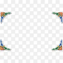 多彩中国风海浪框架-空若网 多彩中国风海浪框架-空若网