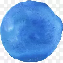 蓝色水彩画环.蓝色水彩-空若网 蓝色水彩画环.蓝色水彩-空若网