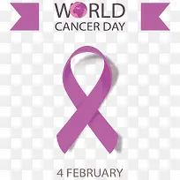 紫色交叉癌症日海报-空若网 紫色交叉癌症日海报-空若网