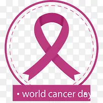 紫红色癌症日丝带-空若网 紫红色癌症日丝带-空若网