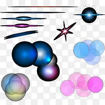 星空泡泡矢量图-空若网 星空泡泡矢量图-空若网