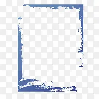 蓝色水墨边框-空若网 蓝色水墨边框-空若网