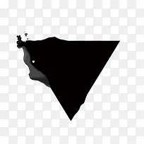 矢量水墨三角形-空若网 矢量水墨三角形-空若网