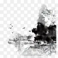 水墨画背景素材-空若网 水墨画背景素材-空若网