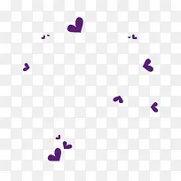紫色的爱心群-空若网 紫色的爱心群-空若网