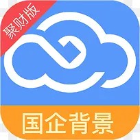 手机云端金融聚财版财富app图标-空若网 手机云端金融聚财版财富app图标-空若网