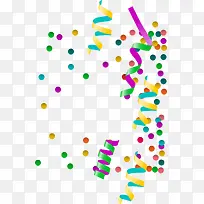 彩色彩带漂浮素材-空若网 彩色彩带漂浮素材-空若网