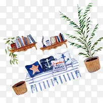 水彩沙发-空若网 水彩沙发-空若网