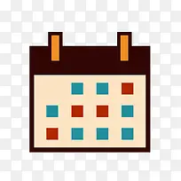 扁平化日历PNG下载-空若网 扁平化日历PNG下载-空若网