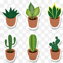 盆景矢量素材-空若网 盆景矢量素材-空若网