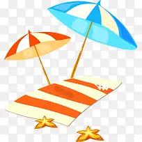 小清新多彩沙滩伞-空若网 小清新多彩沙滩伞-空若网