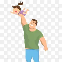 彩色扁平化托举元素-空若网 彩色扁平化托举元素-空若网