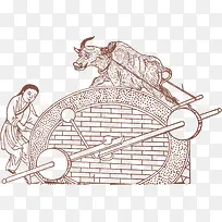 卡通小麦插画-空若网 卡通小麦插画-空若网