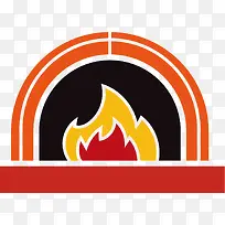 矢量图圆拱形火窑-空若网 矢量图圆拱形火窑-空若网