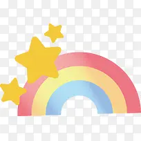 彩虹png矢量素材-空若网 彩虹png矢量素材-空若网