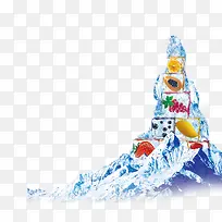 冰块里的水果-空若网 冰块里的水果-空若网