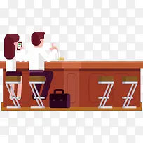 实木咖啡吧台-空若网 实木咖啡吧台-空若网