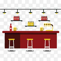 红色吧台-空若网 红色吧台-空若网