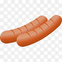 卡通简约美食装饰广告设计香肠-空若网 卡通简约美食装饰广告设计香肠-空若网