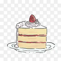 盘子祝寿蛋糕食物-空若网 盘子祝寿蛋糕食物-空若网