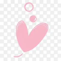 粉色爱心 爱情卡通手绘儿童-空若网 粉色爱心 爱情卡通手绘儿童-空若网