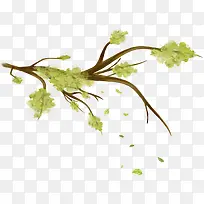 水彩树枝-空若网 水彩树枝-空若网