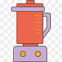 卡通豆浆机png矢量素材-空若网 卡通豆浆机png矢量素材-空若网