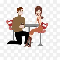 单膝跪地求婚的男子-空若网 单膝跪地求婚的男子-空若网