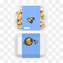 食物坚果透明包装盒-空若网 食物坚果透明包装盒-空若网