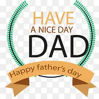 创意父亲节贺卡矢量图-空若网 创意父亲节贺卡矢量图-空若网