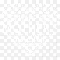 母亲节快乐白色爱心-空若网 母亲节快乐白色爱心-空若网