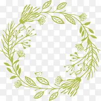 ÊÖ»æÂÌÉ«Ê÷Ö¦»¨»·-¿ÕÈôÍø ÊÖ»æÂÌÉ«Ê÷Ö¦»¨»·-¿ÕÈôÍø